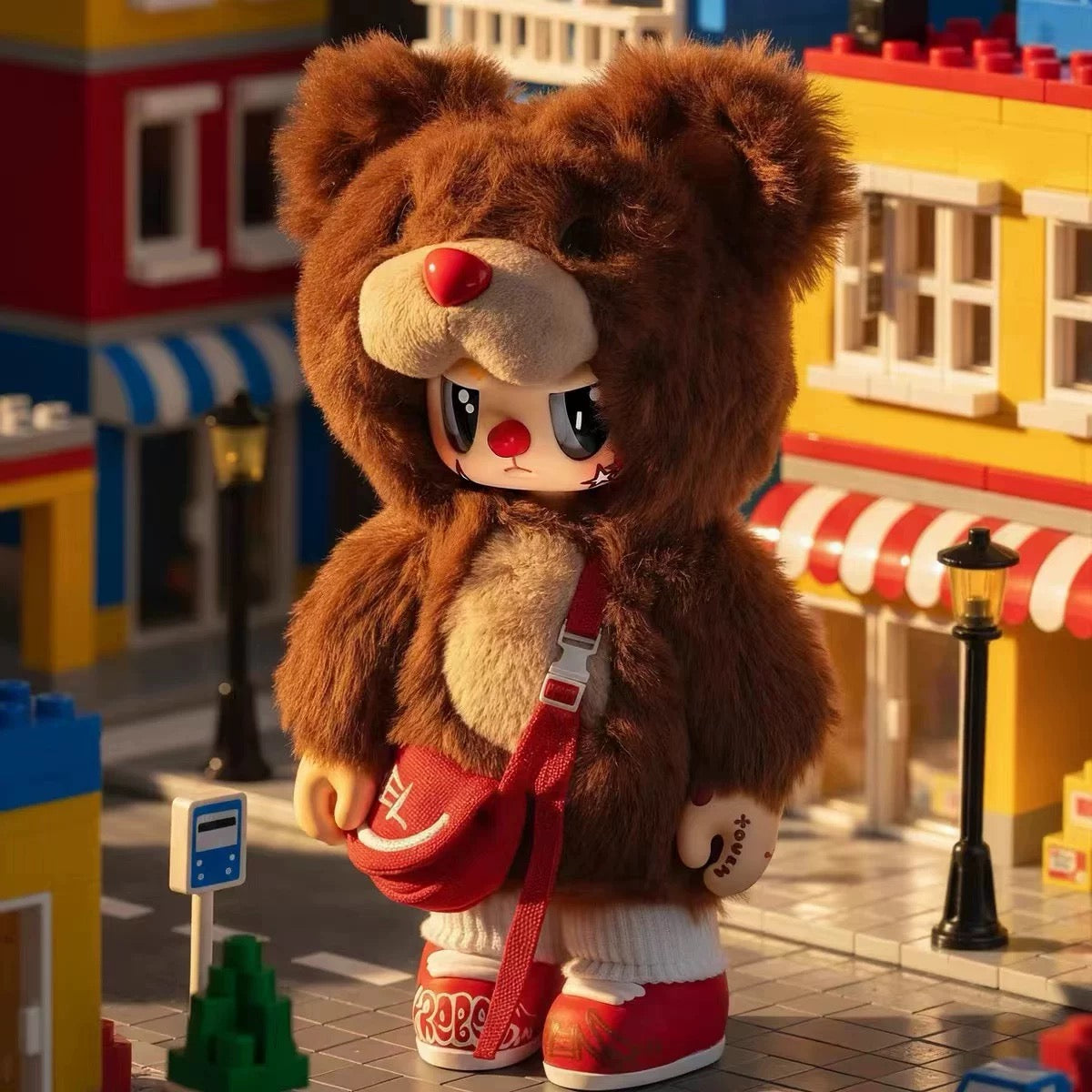 【NEW ARRIVAL】Rebel Bear Find A Bag Vinyl Plush Doll