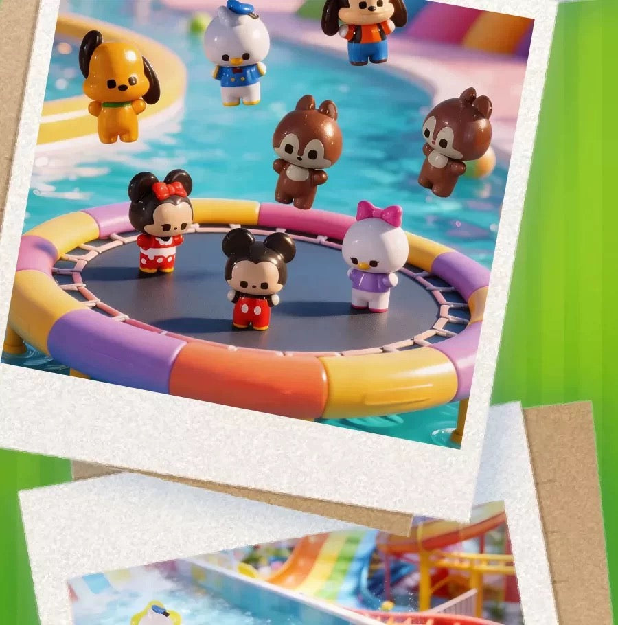 Mickey Family Childhood Star Magnet Mini Bean,4 In 1 Bag