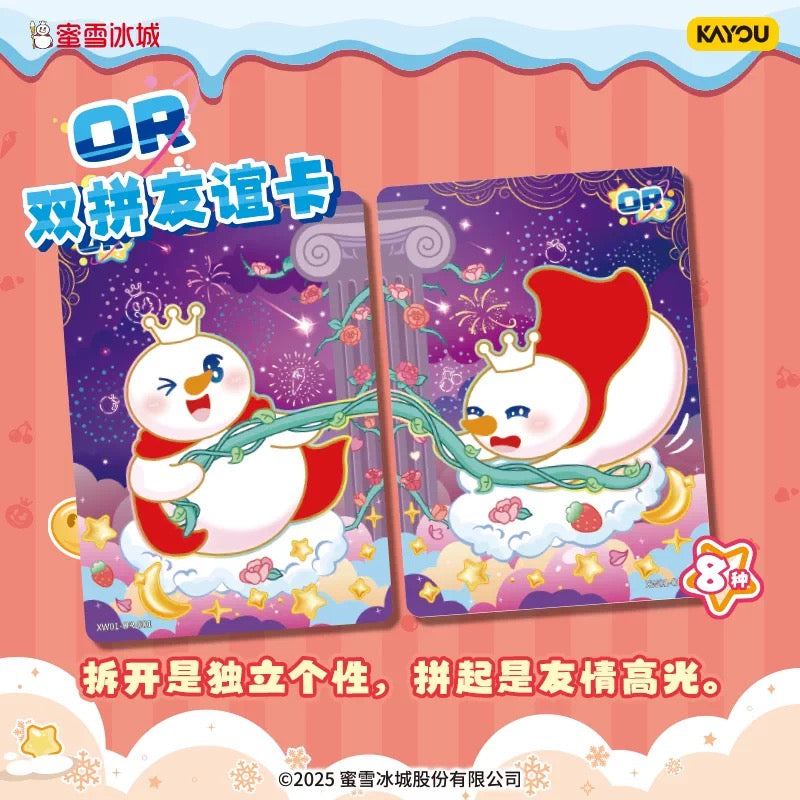 Mixue Snowking Card,4 In 1 Bag-ship with other items