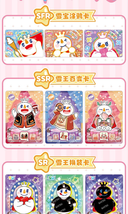 Mixue Snowking Card,4 In 1 Bag-ship with other items