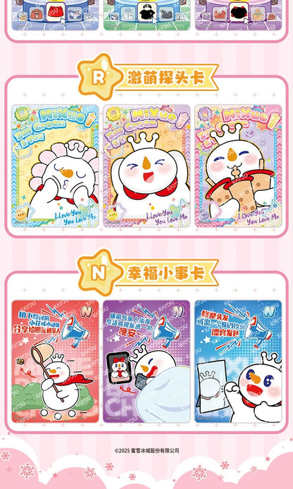 Mixue Snowking Card,4 In 1 Bag-ship with other items