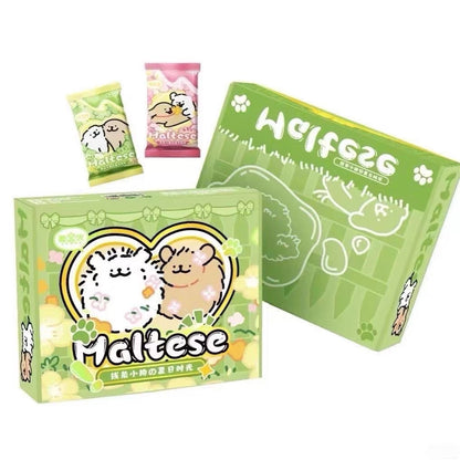 Maltese Puppy Summer Time Card