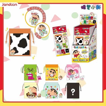 【NEW ARRIVAL】Shinchan Drawstring Bag With Fridge Magnet-ship with other items