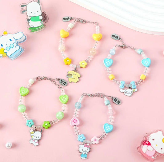 【NEW ARRIVAL】Sanrio Family Lucky Bracelet,3 pcs