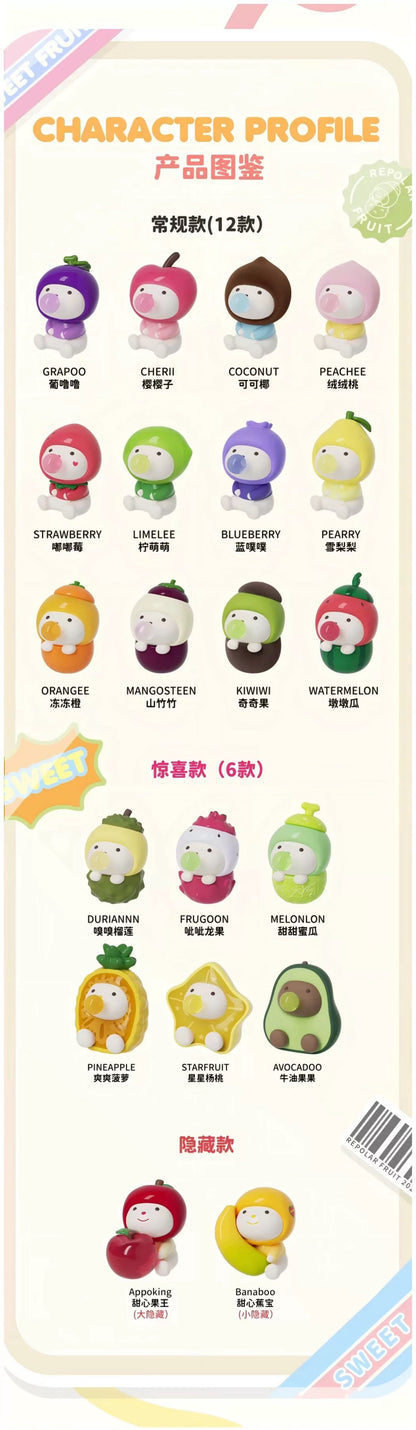 【NEW ARRIVAL】REPOLAR Sweet Fruit Mini Bean,5 In 1 Bag