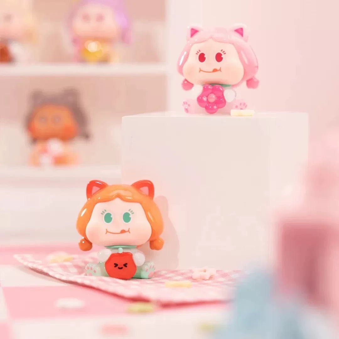 【NEW ARRIVAL】Amlls Little Boookii Meow Meow Island Mini Bean,4 In 1 Bag