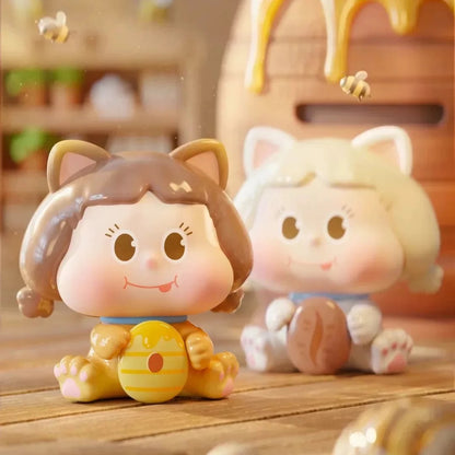 【NEW ARRIVAL】Amlls Little Boookii Meow Meow Island Mini Bean,4 In 1 Bag