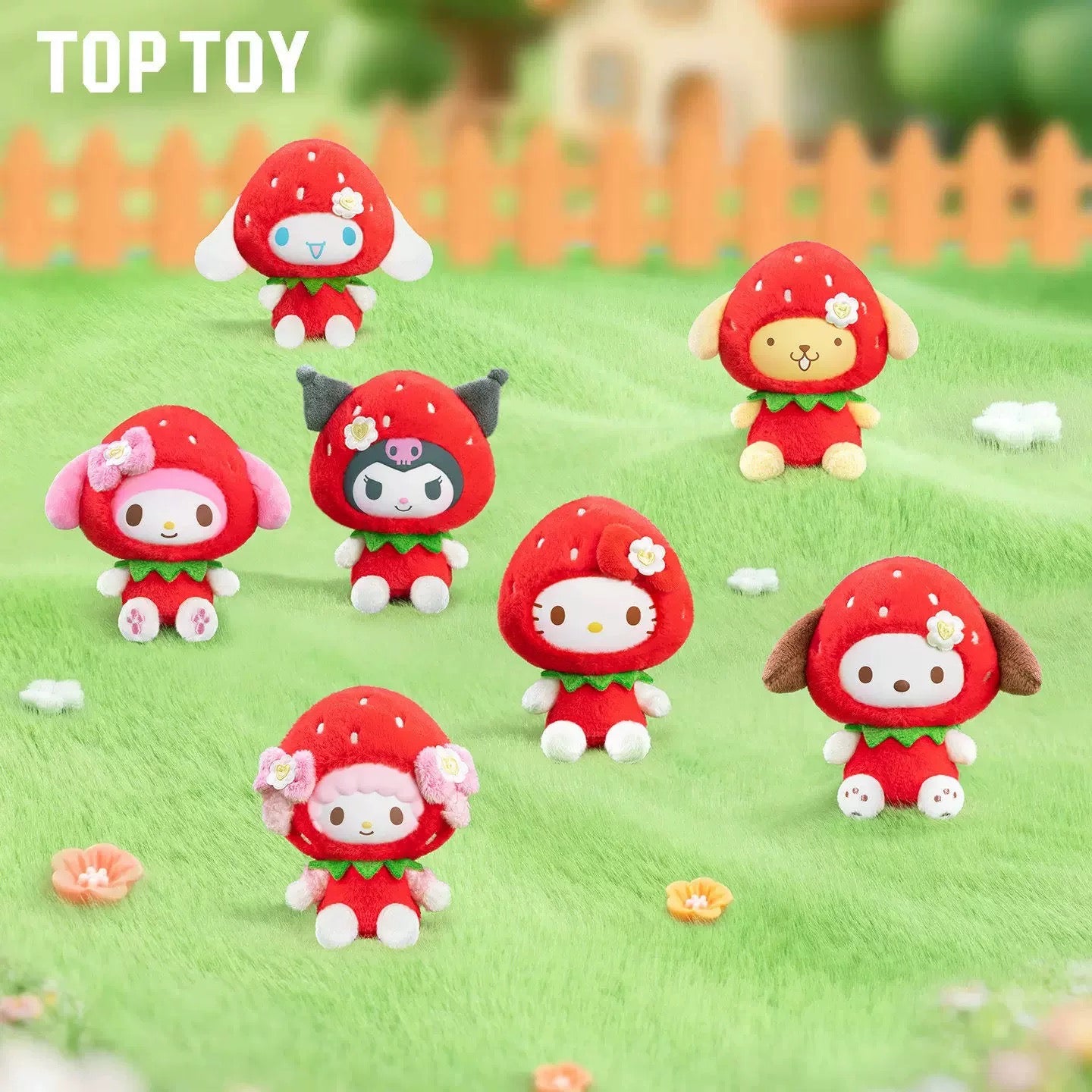 Sanrio Family Sweet Strawberry Plush Doll