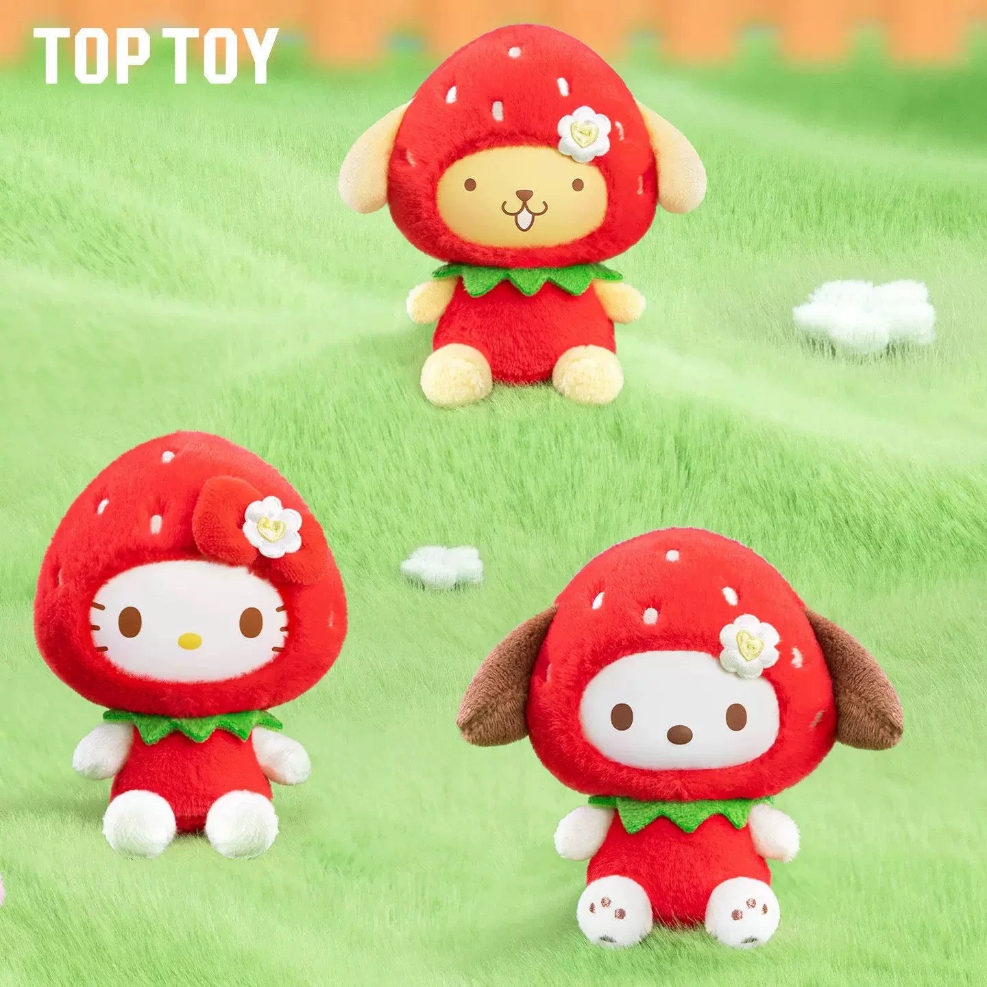 Sanrio Family Sweet Strawberry Plush Doll