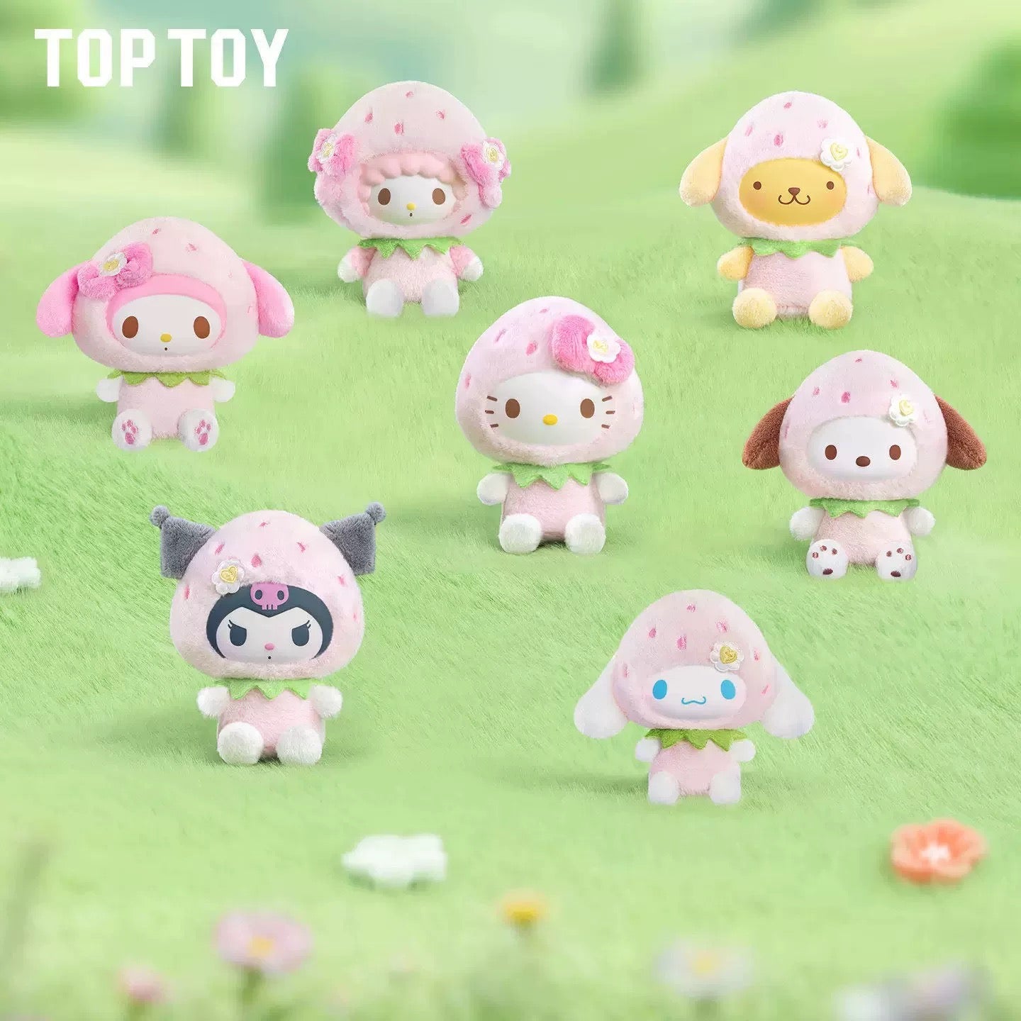 Sanrio Family Sweet Strawberry Plush Doll