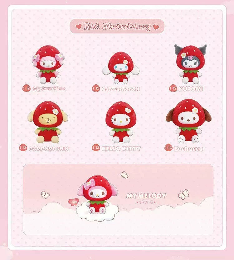 Sanrio Family Sweet Strawberry Plush Doll