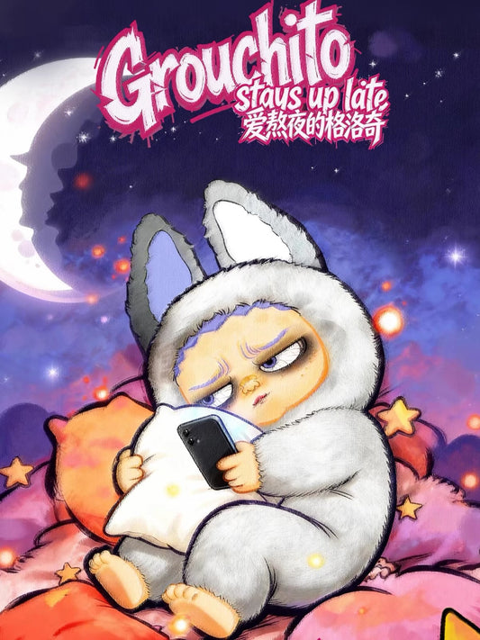 【NEW ARRIVAL】Grouchito Stay Up Late Plush Doll