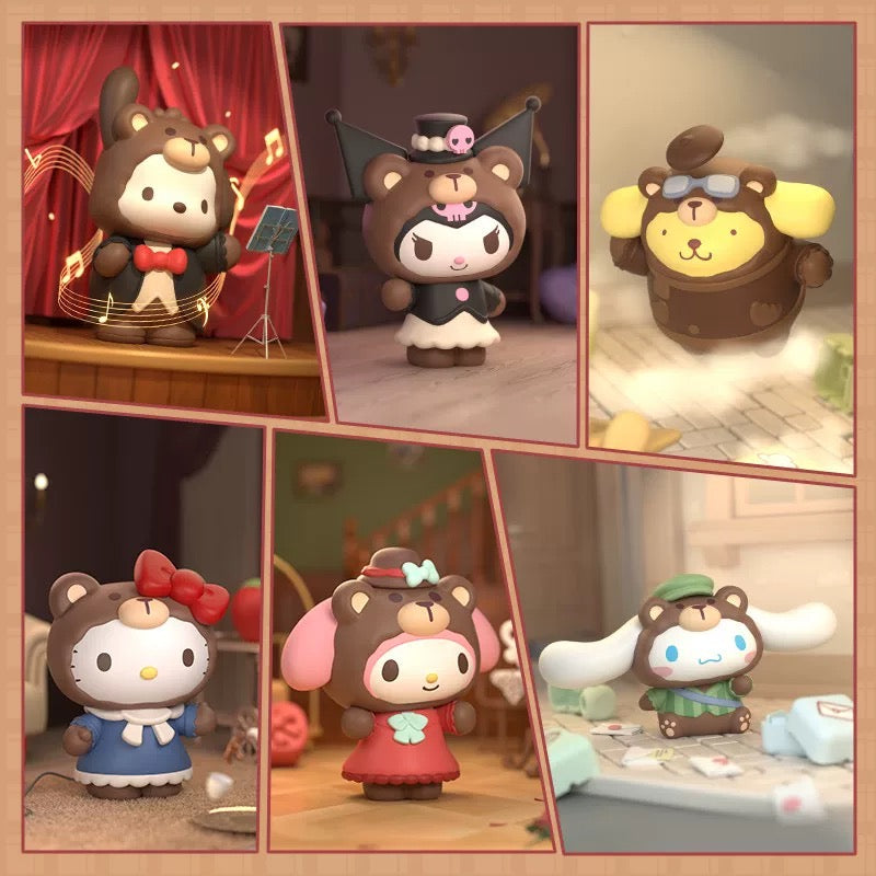 Sanrio Retro Bear Encounter Phone Chain