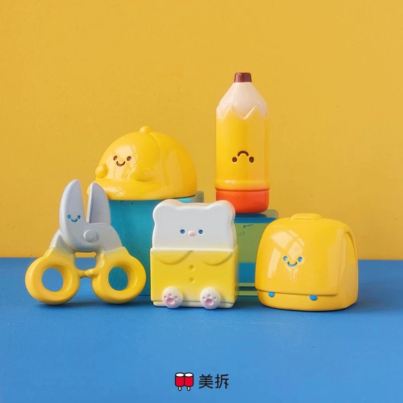 【NEW ARRIVAL】Meichai Pencil Case Mini Bean,3 In 1 Bag