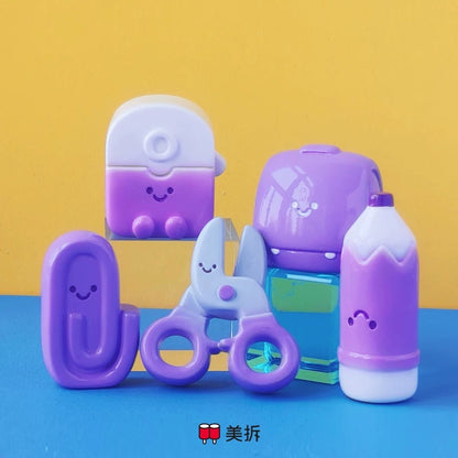 【NEW ARRIVAL】Meichai Pencil Case Mini Bean,3 In 1 Bag