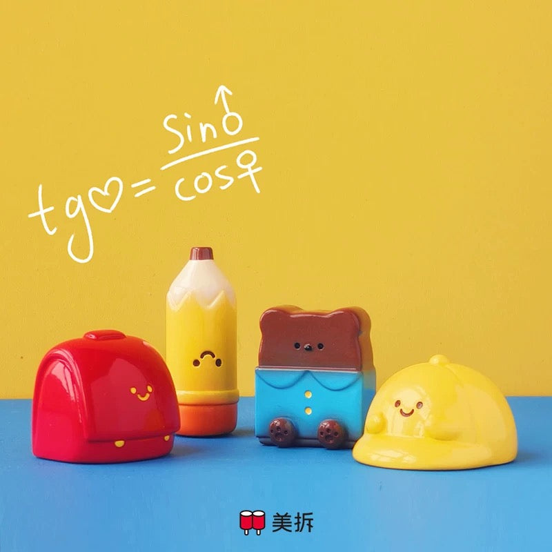 【NEW ARRIVAL】Meichai Pencil Case Mini Bean,3 In 1 Bag