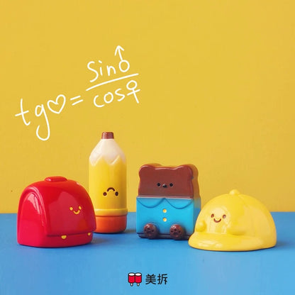 【NEW ARRIVAL】Meichai Pencil Case Mini Bean,3 In 1 Bag