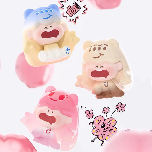 【NEW ARRIVAL】Quupid Emotional Monster Mini Bean,5 In 1 Bag