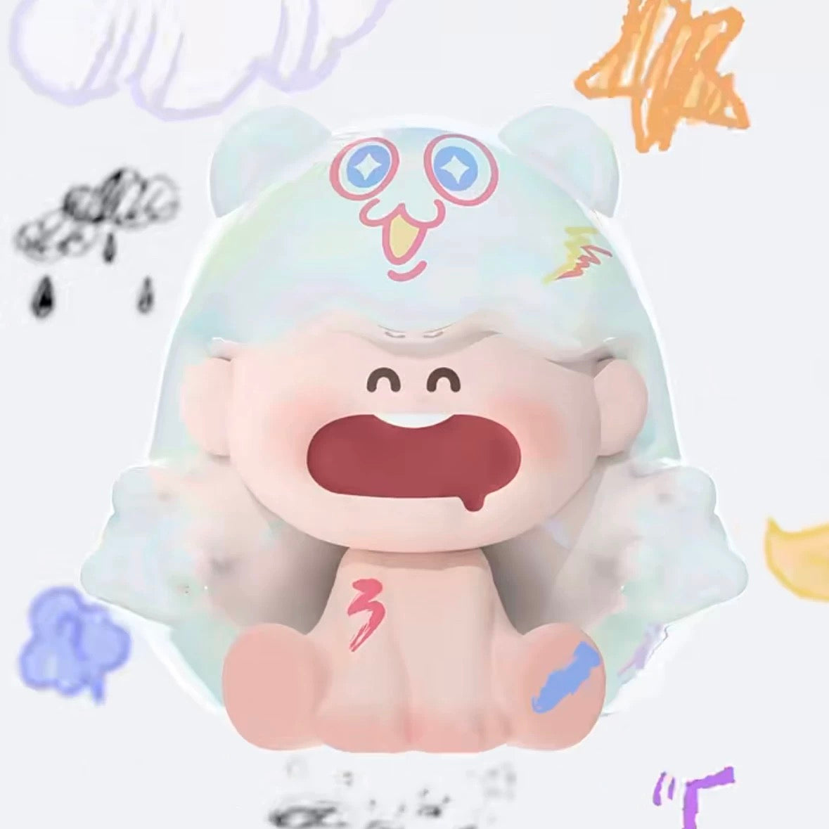 【NEW ARRIVAL】Quupid Emotional Monster Mini Bean,5 In 1 Bag