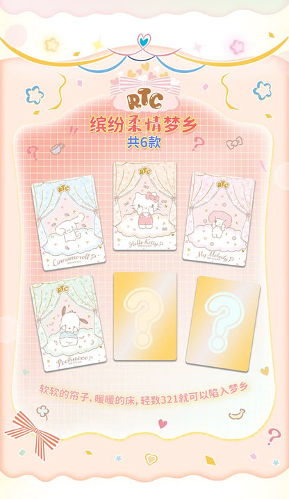 Sanrio Colorful Life Card V2,3 In 1 Bag-ship with other items