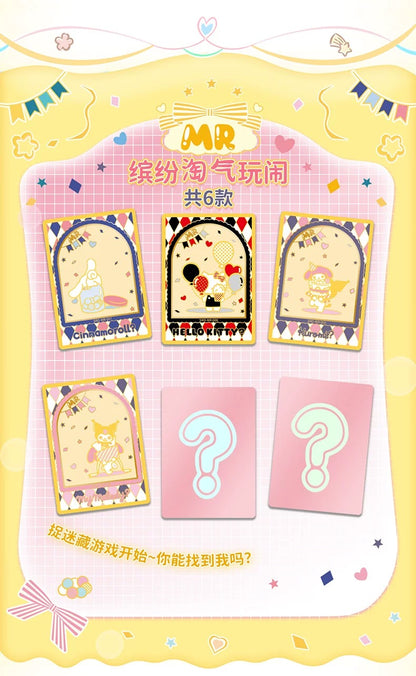 Sanrio Colorful Life Card V2,3 In 1 Bag-ship with other items