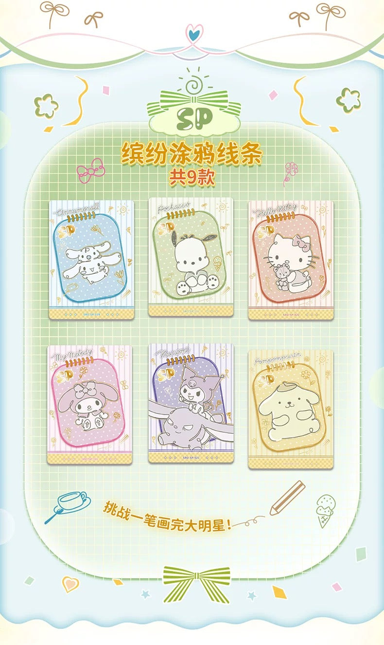 Sanrio Colorful Life Card V2,3 In 1 Bag-ship with other items