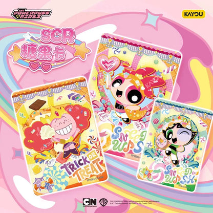 Powerpuff Girls Candy Bag Card V1,4 In 1 Bag