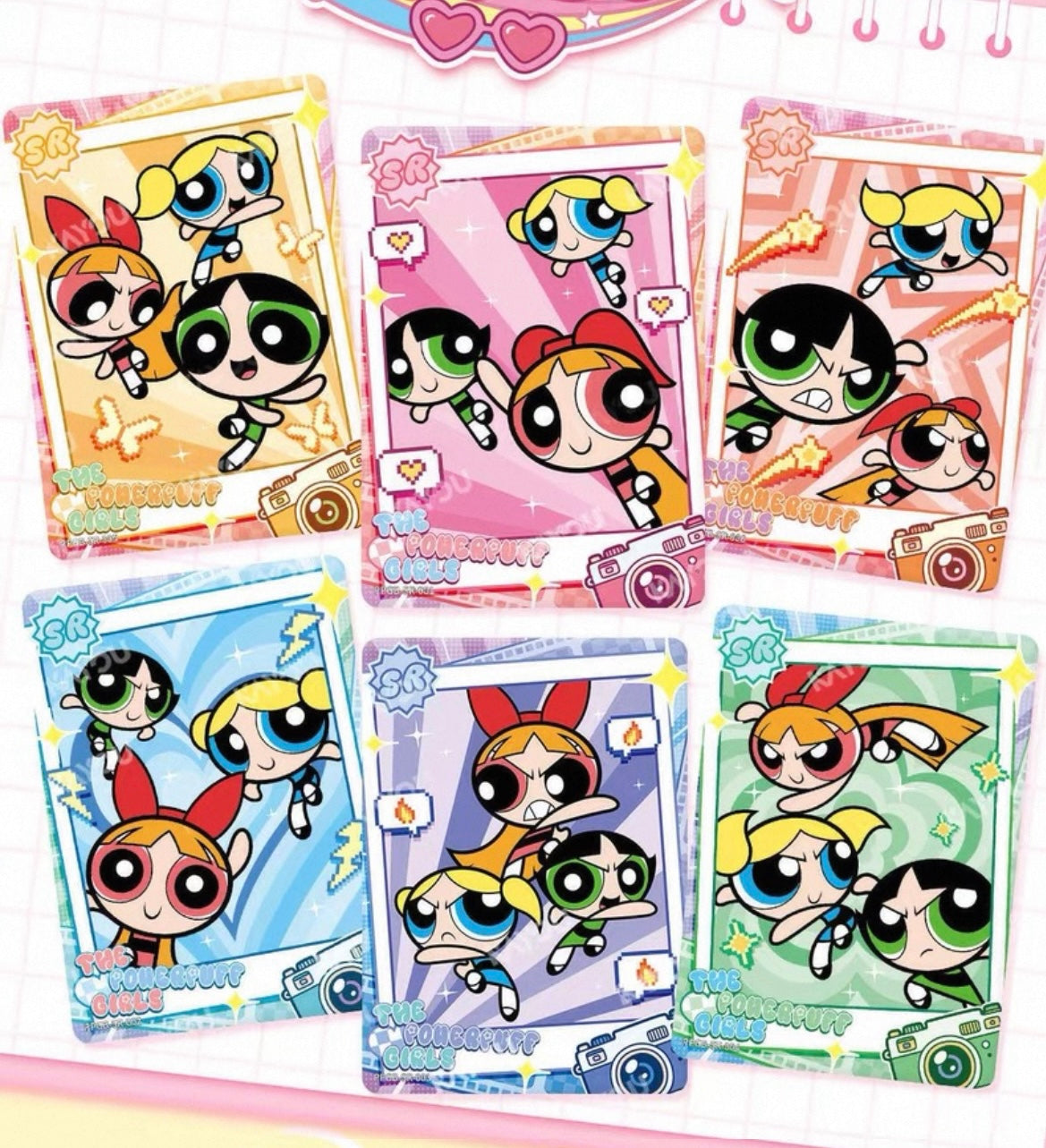 Powerpuff Girls Candy Bag Card V1,4 In 1 Bag