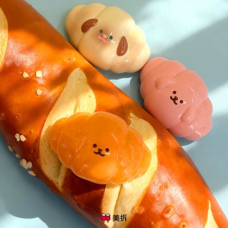 Meichai Dog Bread Shop Mini Bean,3 In 1 Bag