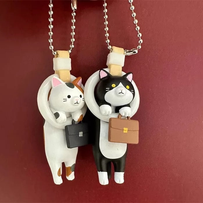 【NEW ARRIVAL】QUALIA Hang On Ring Commuting Cat