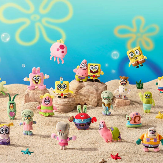 Bikini Bottom Day Trip Mini Plush Magnet,2 In 1 Bag