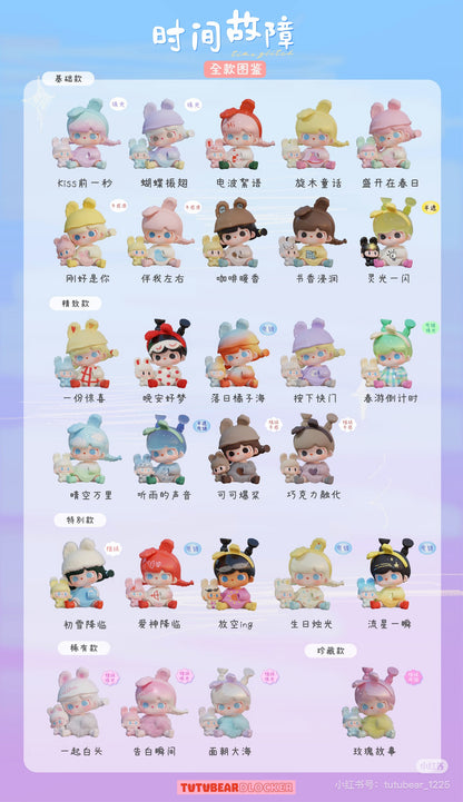 Tutubear Time Glitch Mini Figure