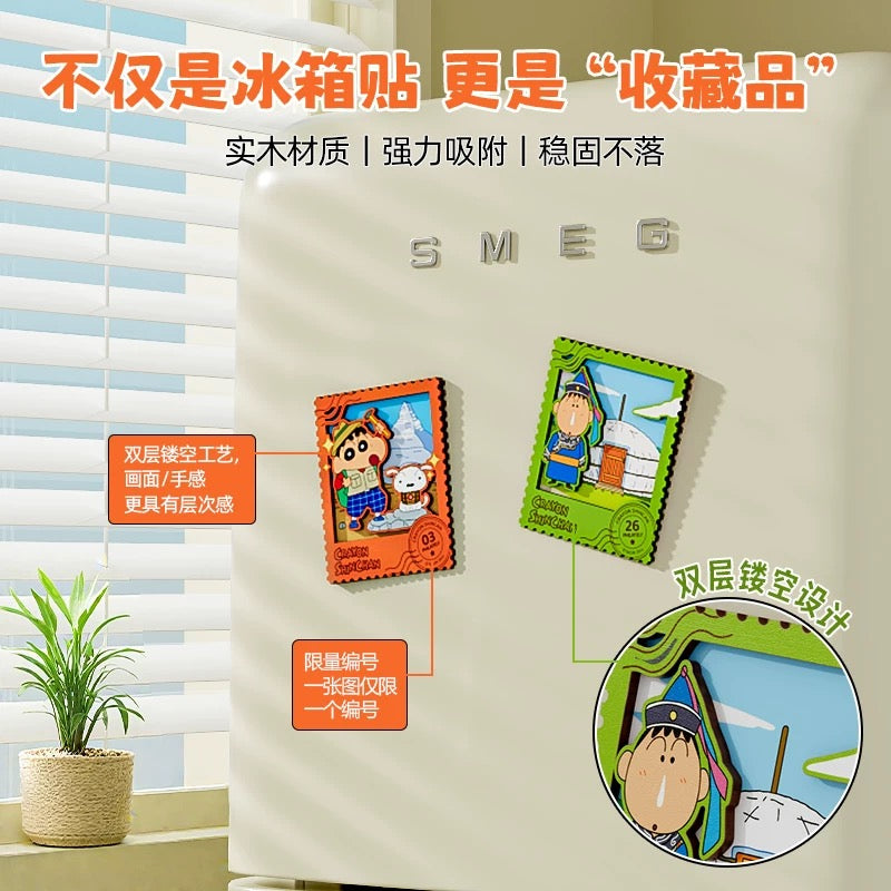 【NEW ARRIVAL-RESTOCK】Shinchan Woden Fridge Magnet-SHIP WITH OTHER ITEMS