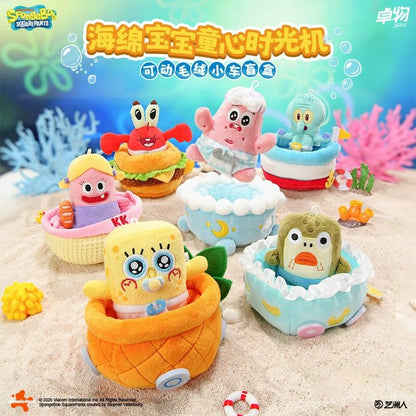 【NEW ARRIVAL】Spongebob Childhood Time Machine Car Plush Doll
