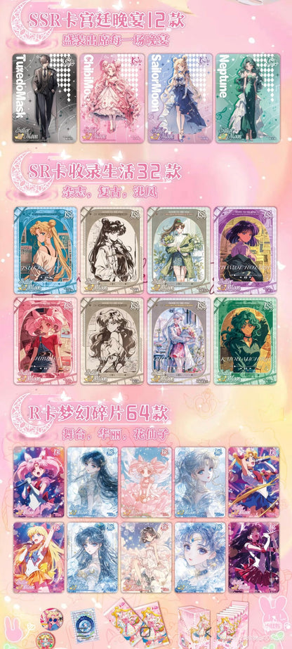 Sailor Moon Eternal Crystal Card,5 In 1 Bag-SHIP WITH OTHER ITEMS