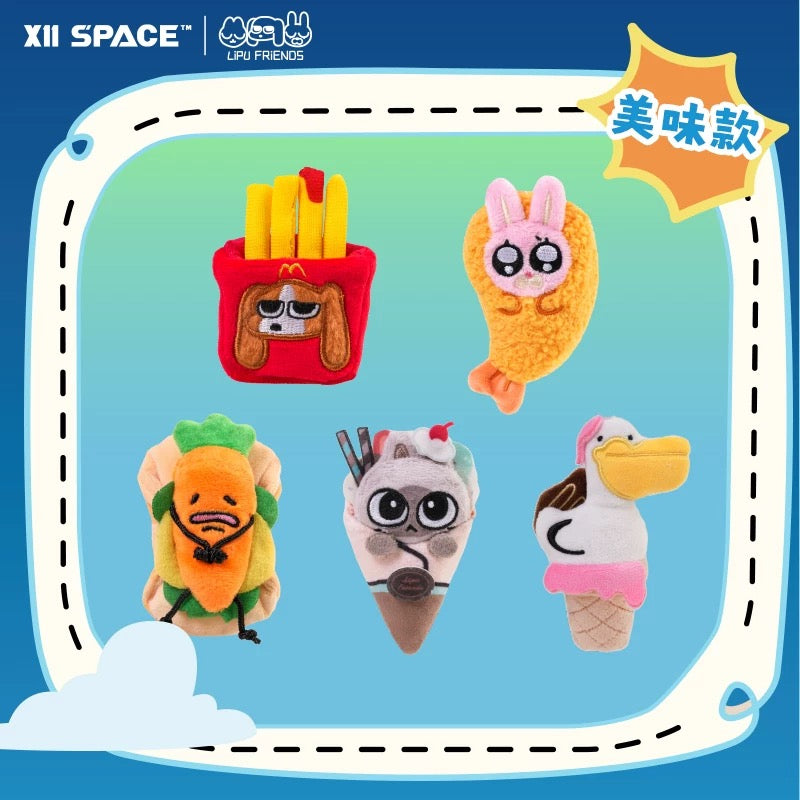 Lipu's World Plush Magnet,2 In 1 Bag