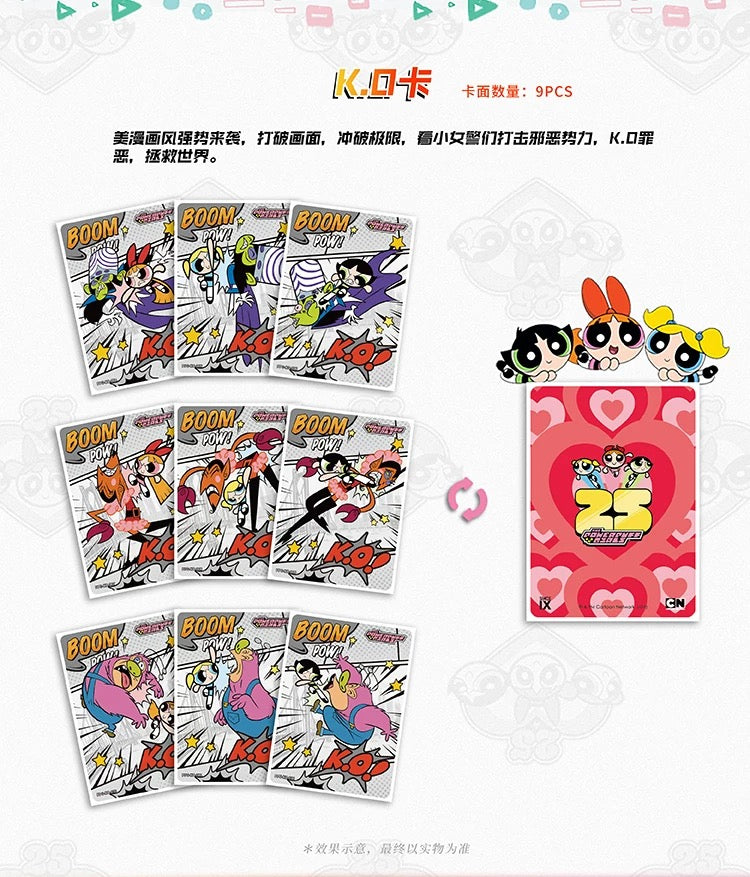 Powerpuff Girls 25th Anniversary Collection Card,3 In 1 Bag-SHIP WITH OTHER ITEMS