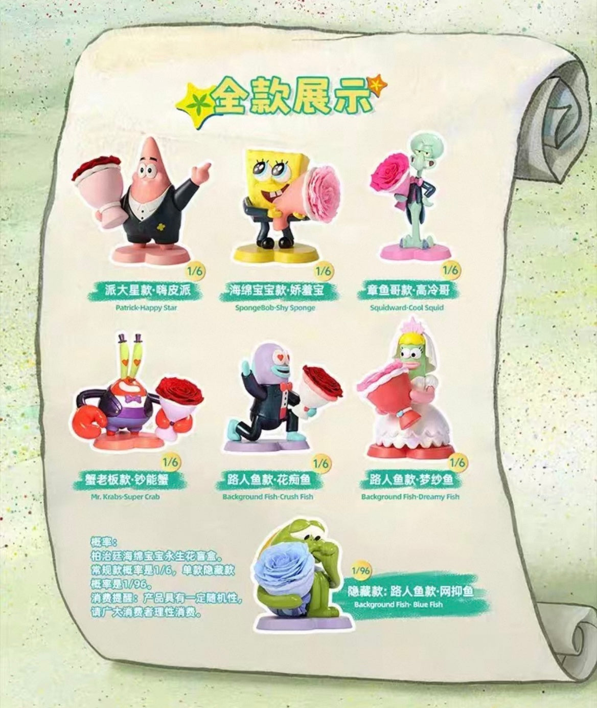 【NEW ARRIVAL】Bikini Bottom Citizens Starry Soliloquy Toy