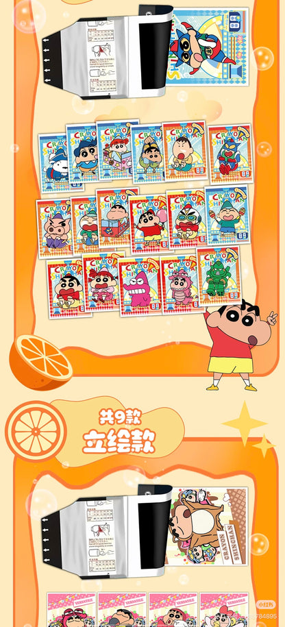 Shinchan Wishes Come True Tear-off Card,3 In 1 Bag-SHIP WITH OTHER ITEMS