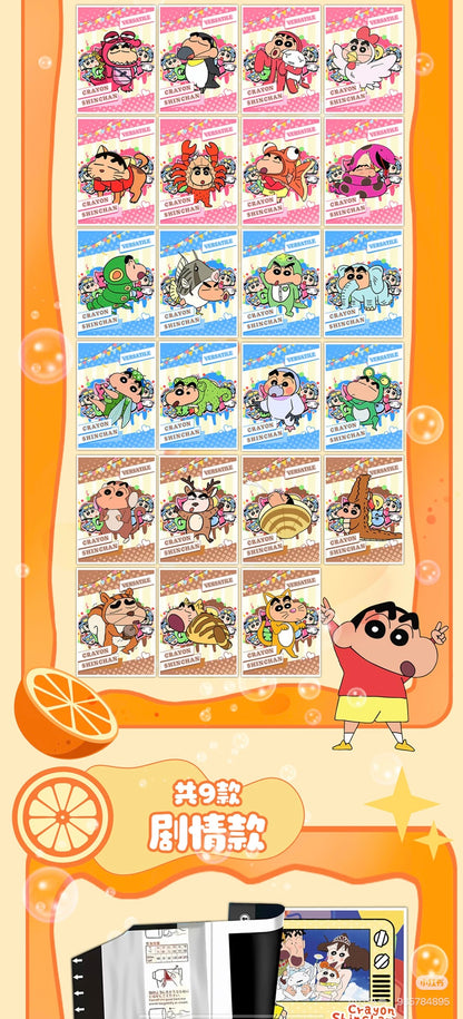 Shinchan Wishes Come True Tear-off Card,3 In 1 Bag-SHIP WITH OTHER ITEMS