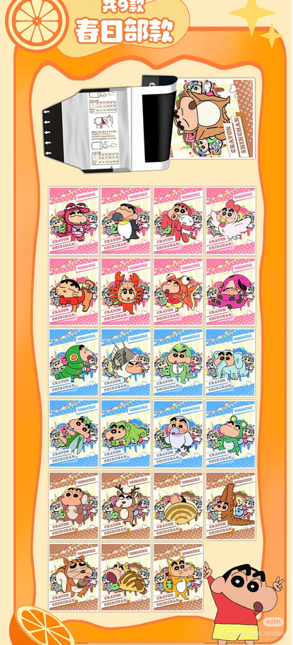 Shinchan Wishes Come True Tear-off Card,3 In 1 Bag-SHIP WITH OTHER ITEMS