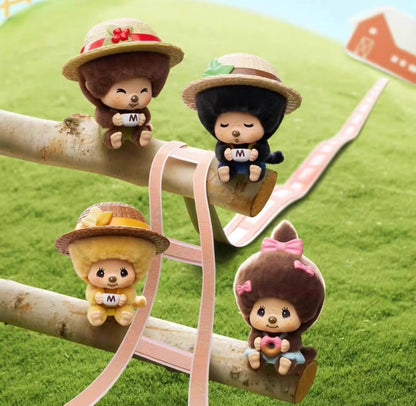 Monchiichi Mon Mon Farm Classic Coffee Change Face Pendant