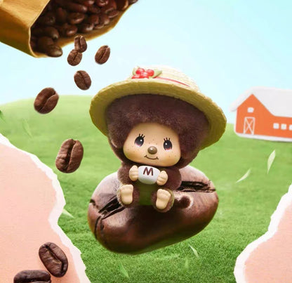 Monchiichi Mon Mon Farm Classic Coffee Change Face Pendant