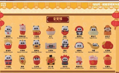 Papa Tea House Magnet Mini Bean,4 In 1 Bag