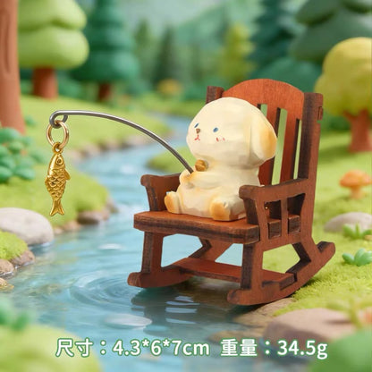 FOFO Animal Go Fishing In Rocking Chair Mini Figure