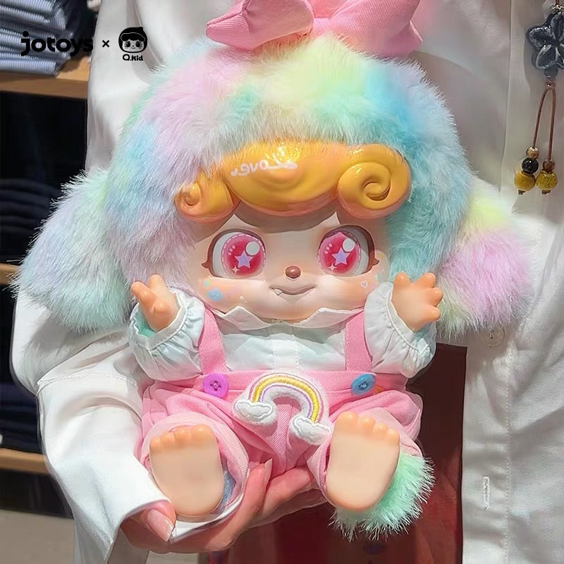 【PREORDER】Q Kid Rainbow Candy Dog 400% Plush