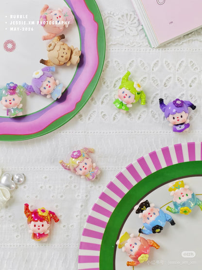 【NEW ARRIVAL】SWHY Bubble Ponytail Done,Cuteness Overload Mini Bean,4 In 1 Bag