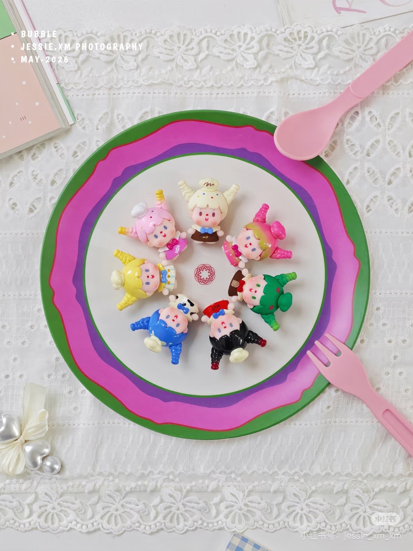 【NEW ARRIVAL】SWHY Bubble Ponytail Done,Cuteness Overload Mini Bean,4 In 1 Bag