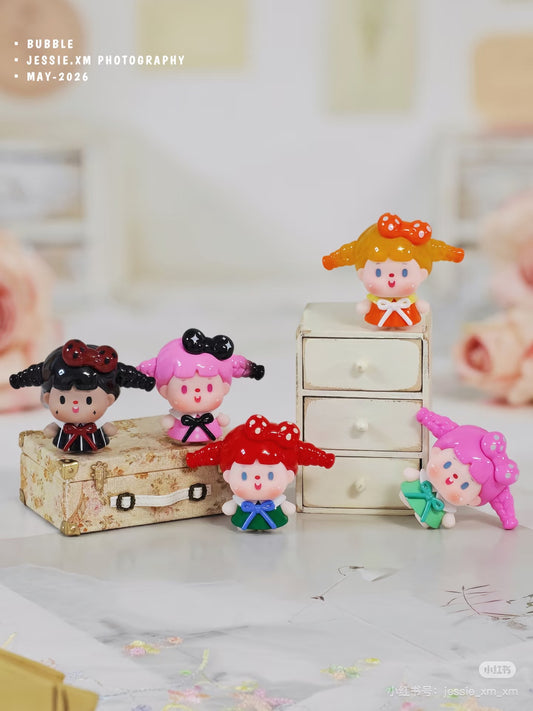 【NEW ARRIVAL】SWHY Bubble Ponytail Done,Cuteness Overload Mini Bean,4 In 1 Bag