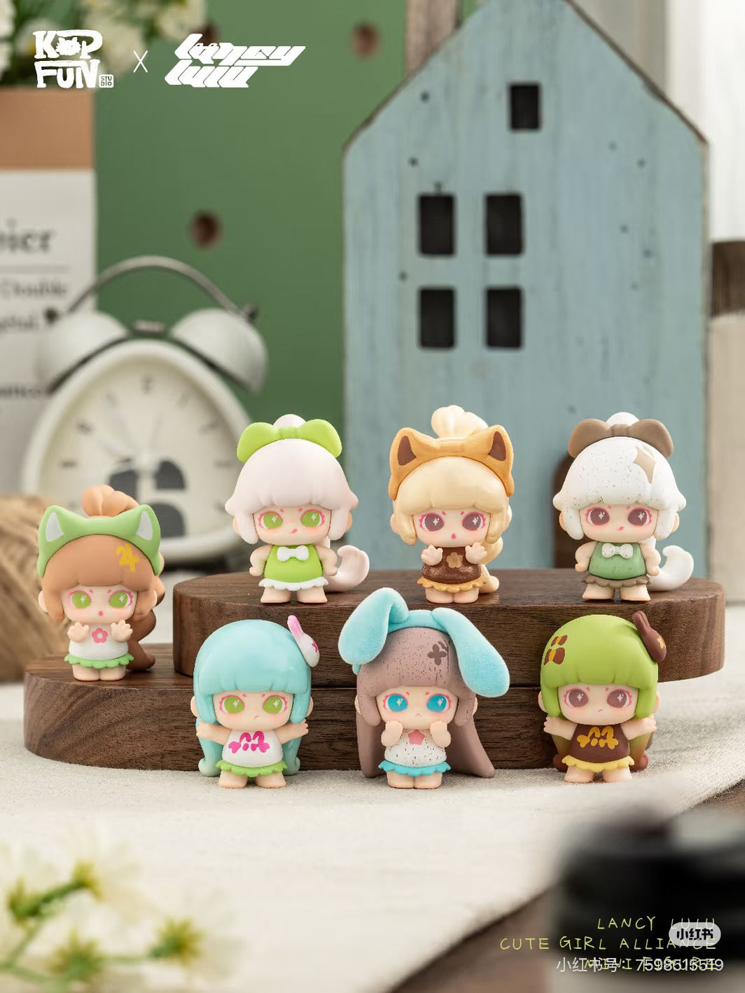 【NEW ARRIVAL】Lancylulu Cute Girl Alliance Mini Bean V2,4 In 1 Bag